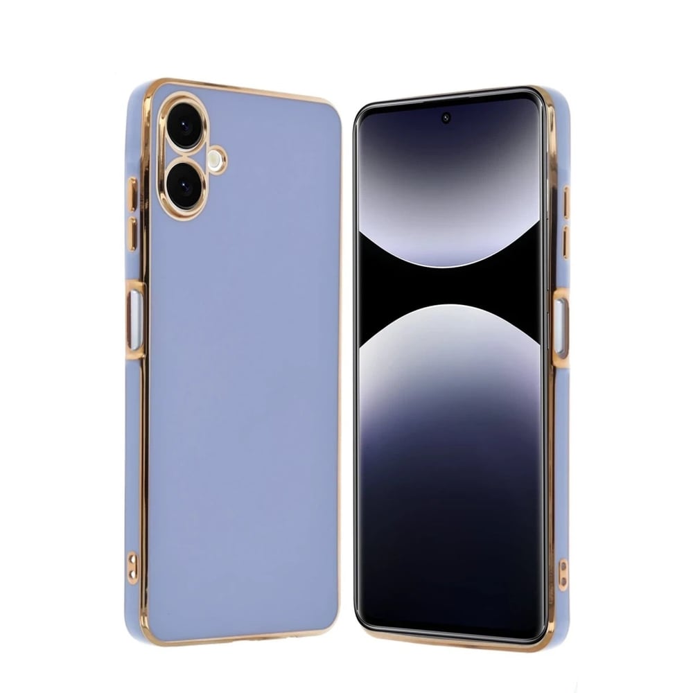 Mey İthalat®  Samsung Galaxy A06 Kılıf Volet Silikon - Mavi