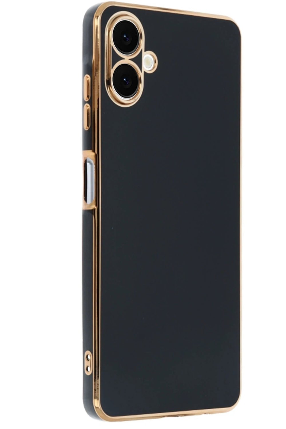 Mey İthalat®  Samsung Galaxy A06 Kılıf Volet Silikon - Siyah