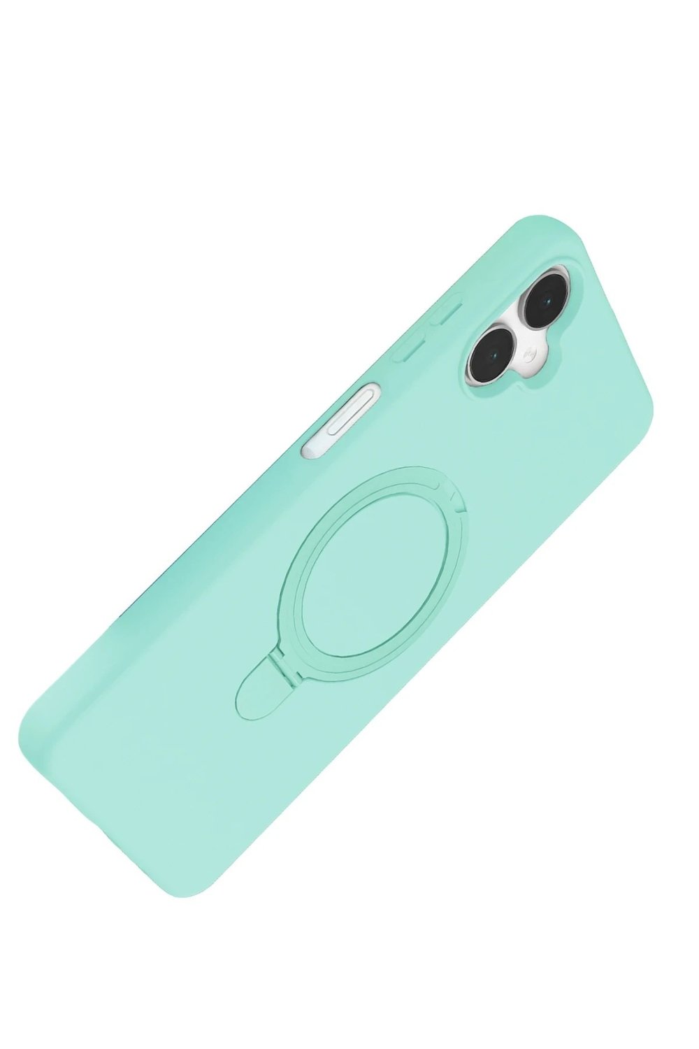 Mey İthalat®  Samsung Galaxy A06 Regal Magsafe Standlı Kapak - Su Yeşili