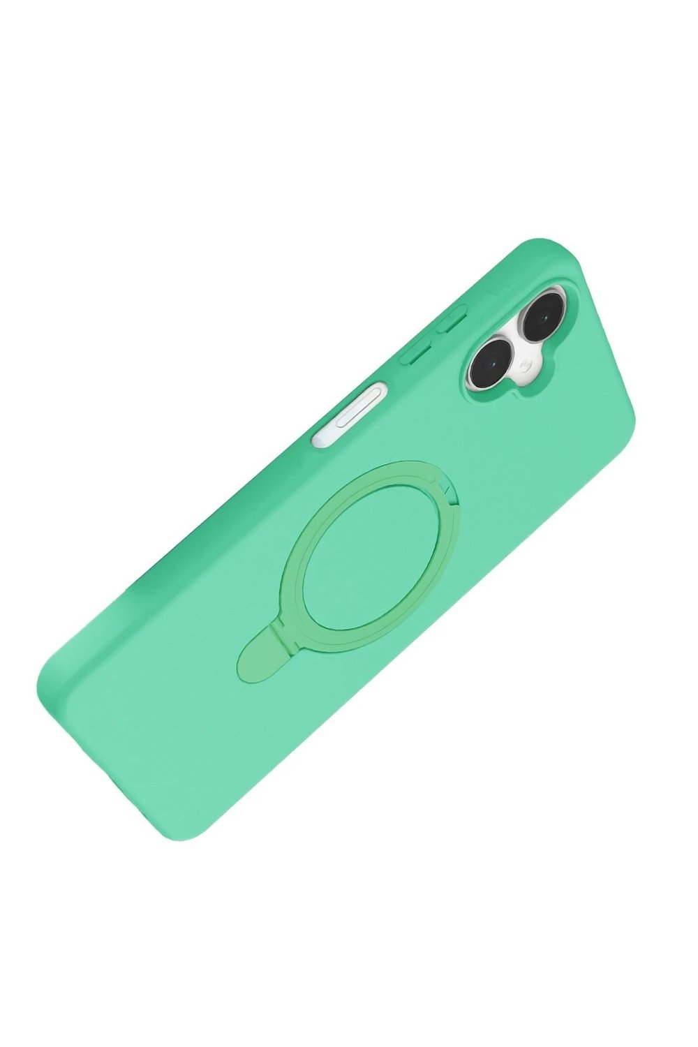Mey İthalat®  Samsung Galaxy A06 Regal Magsafe Standlı Kapak - Yeşil
