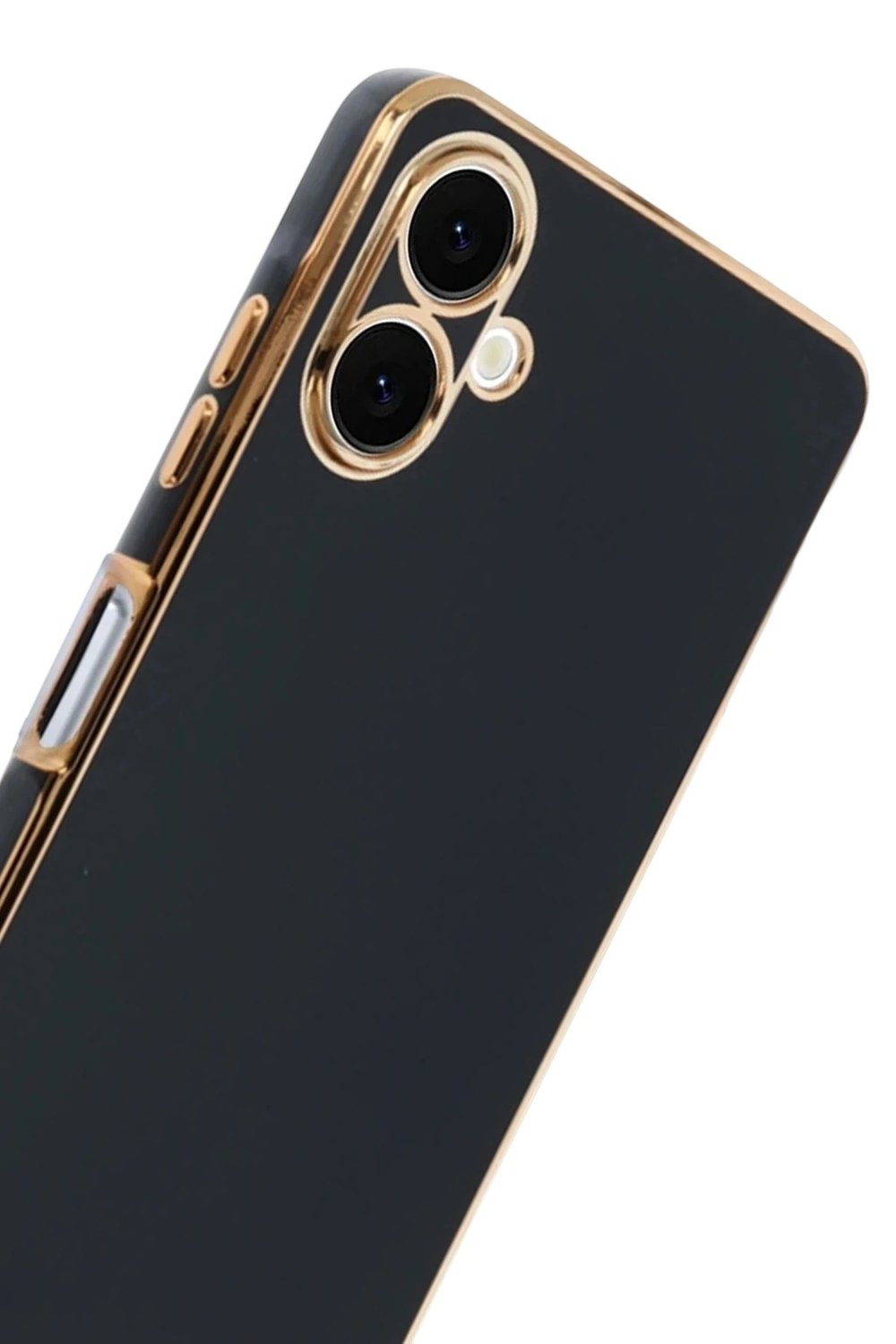 Mey İthalat®  Samsung Galaxy A07 4G Volet Silikon - Siyah