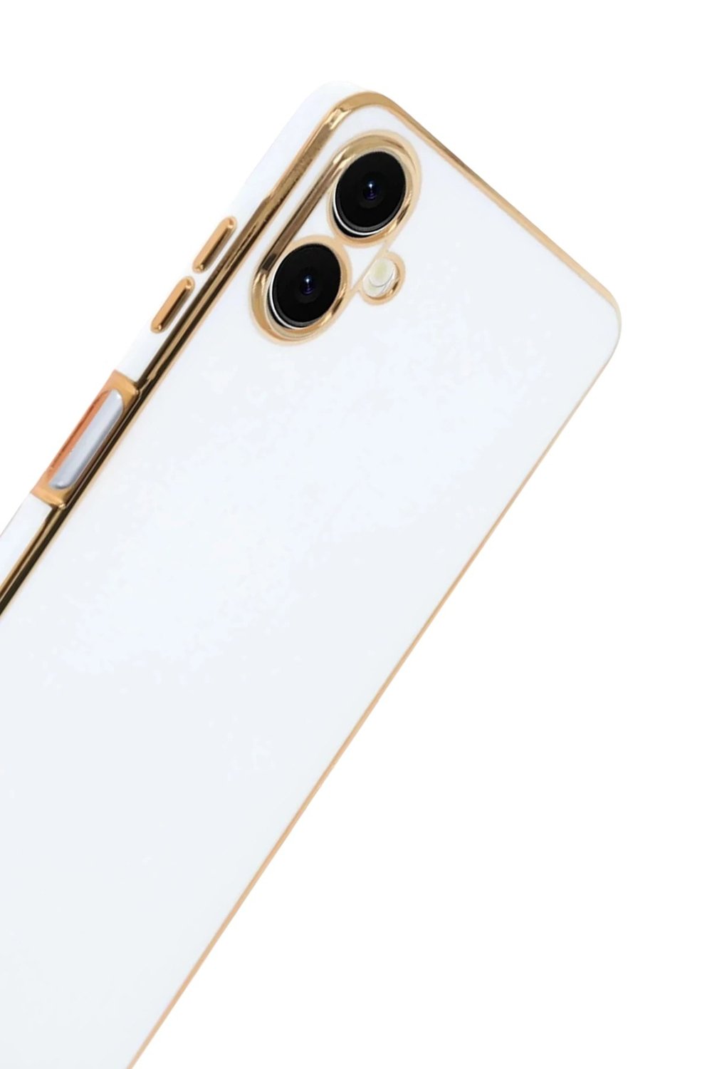 Mey İthalat®  Samsung Galaxy A07 4G Volet Silikon - Beyaz