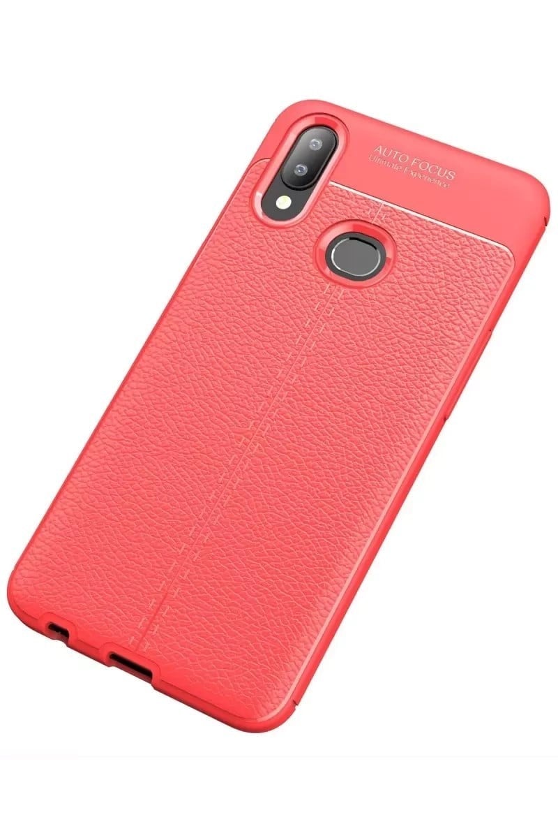 Mey İthalat®  Samsung Galaxy A10S Kılıf Auto Focus Kapak - Kırmızı