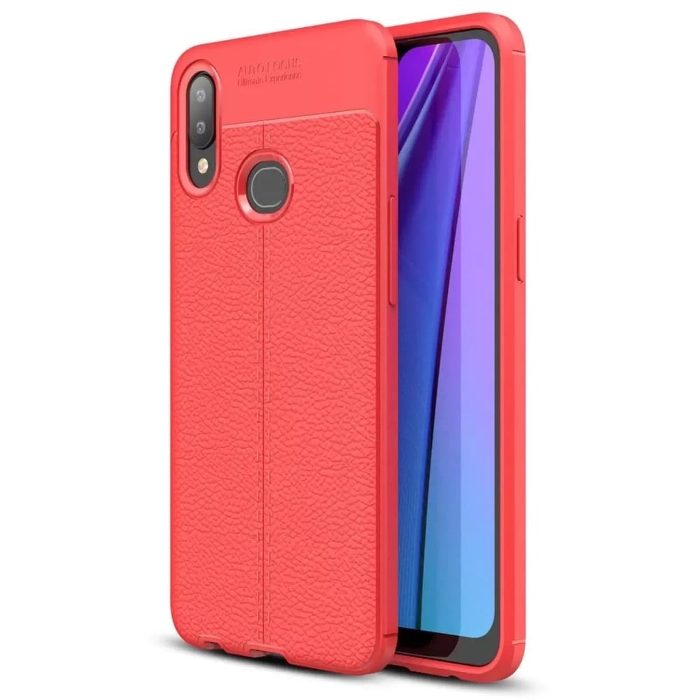 Mey İthalat®  Samsung Galaxy A10S Kılıf Auto Focus Kapak - Kırmızı
