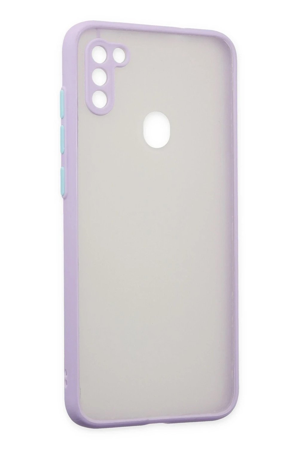 Mey İthalat®  Samsung Galaxy A11 Kılıf Montreal Silikon Kapak - Mor