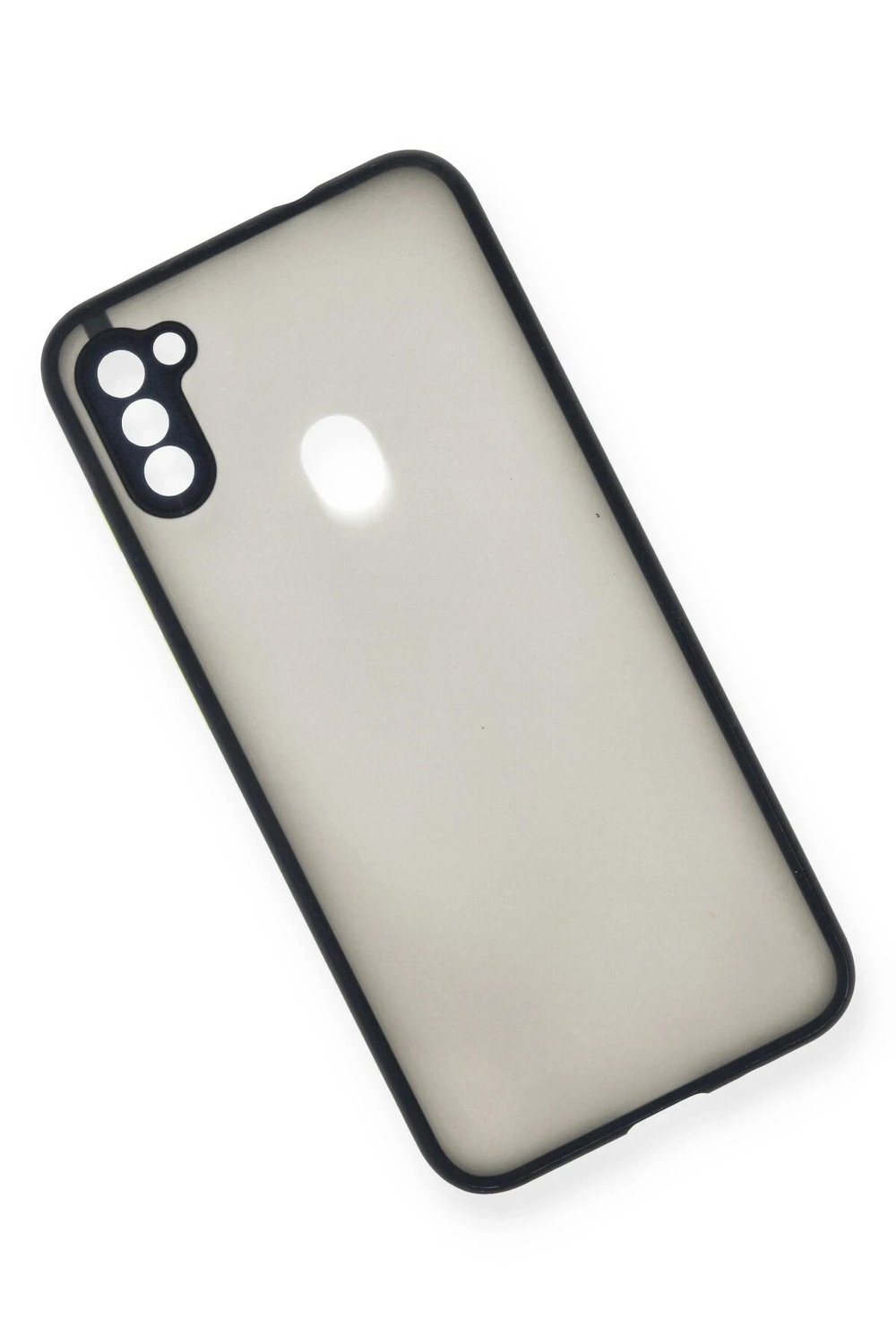 Mey İthalat®  Samsung Galaxy A11 Kılıf Montreal Silikon Kapak - Lacivert