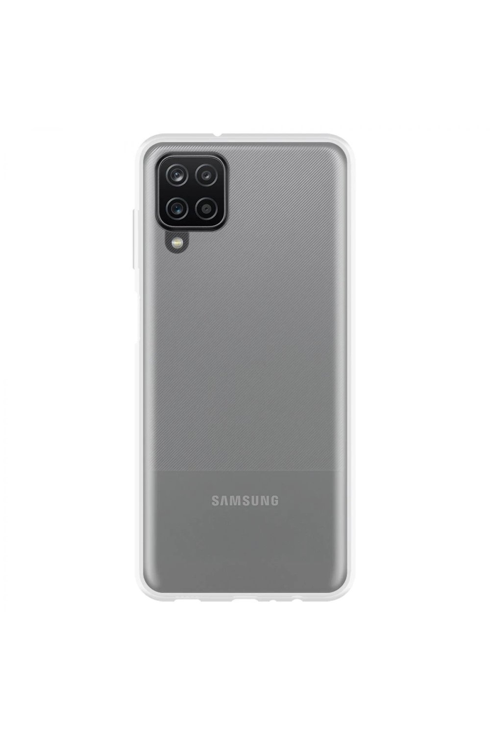 Mey İthalat®  Samsung Galaxy A12 Kılıf Lüx Şeffaf Silikon