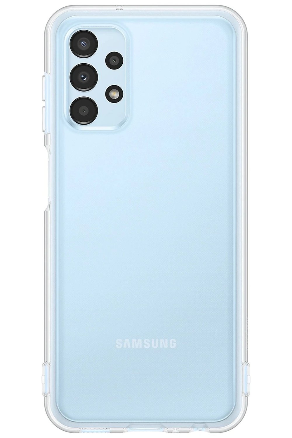 Mey İthalat®  Samsung Galaxy A13 4G Kılıf Lüx Şeffaf Silikon