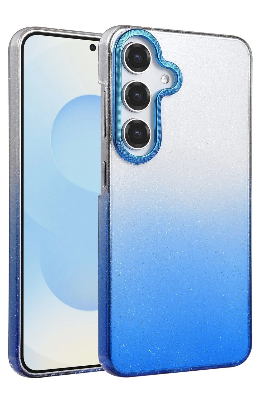 Mey İthalat®  Samsung Galaxy A14 4G Glossy Kapak - Mavi