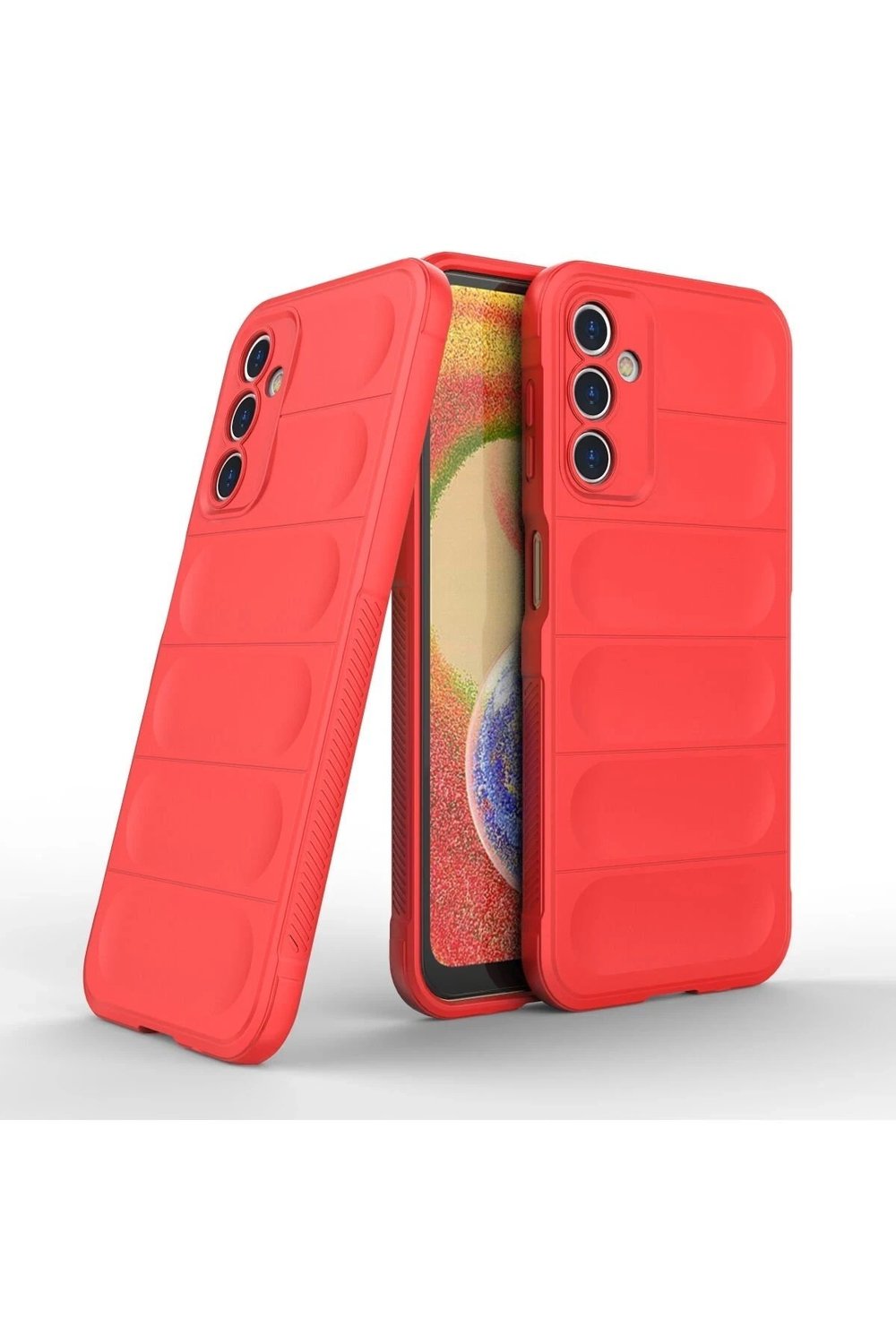 Mey İthalat®  Samsung Galaxy A14 4G Kılıf Optimum Silikon - Kırmızı