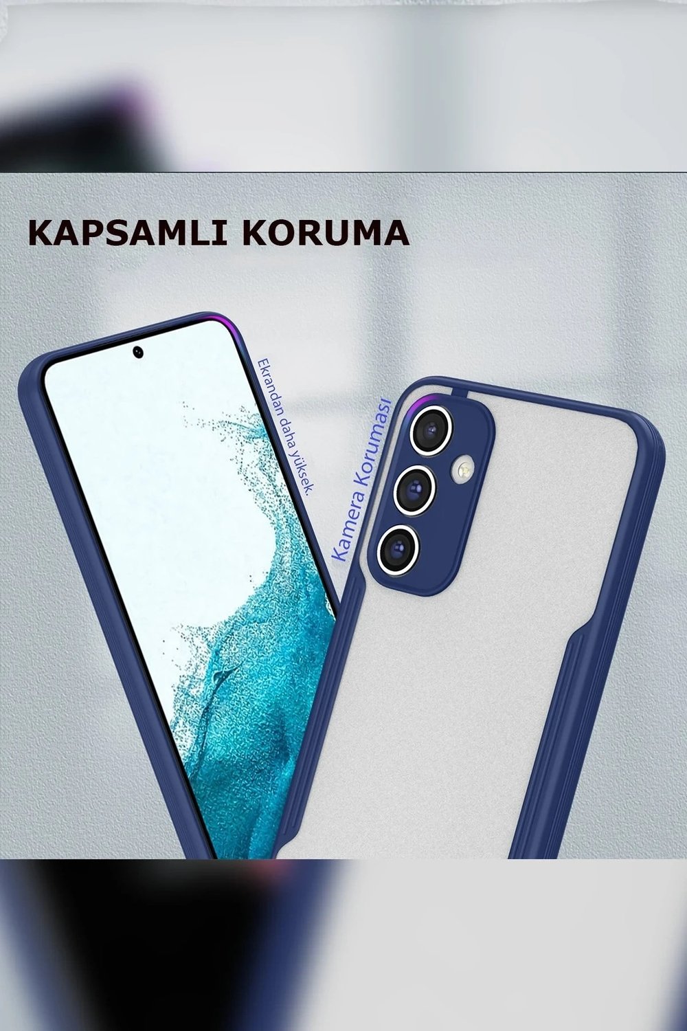 Mey İthalat®  Samsung Galaxy A14 4G Kılıf Platin Silikon - Yeşil