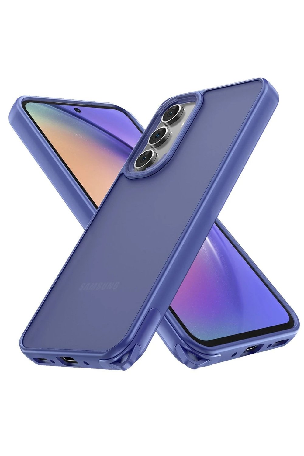 Mey İthalat®  Samsung Galaxy A14 4G Kılıf Elegant Kapak - Açık Mavi