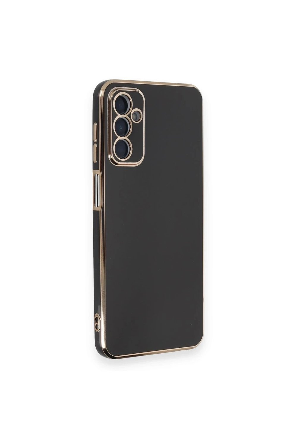 Mey İthalat®  Samsung Galaxy A14 4G Kılıf Volet Silikon - Siyah