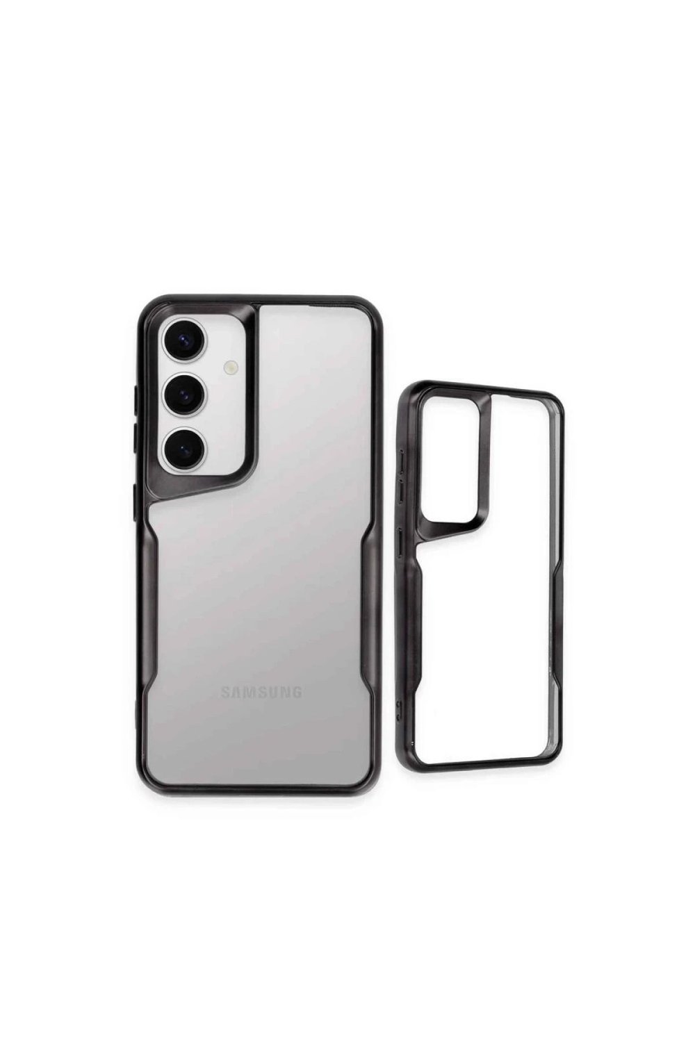 Mey İthalat®  Samsung Galaxy A14 4G Kılıf Boyi Silikon Kapak - Siyah