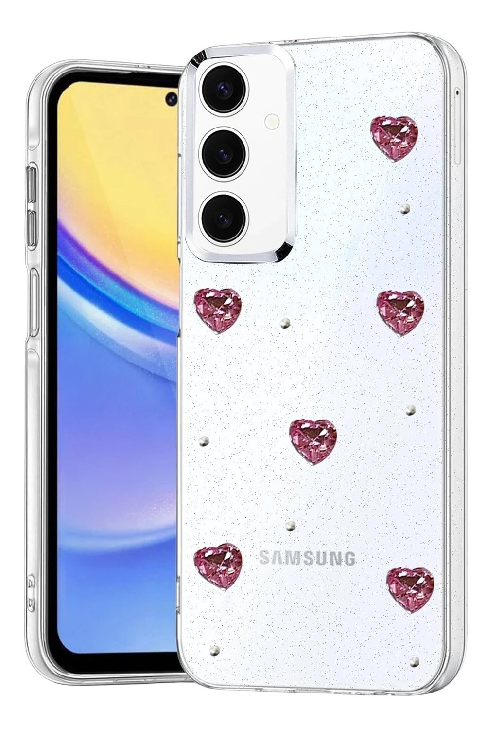 Mey İthalat®  Samsung Galaxy A15 4G Fiyonk Desenli Kapak - Desen 7