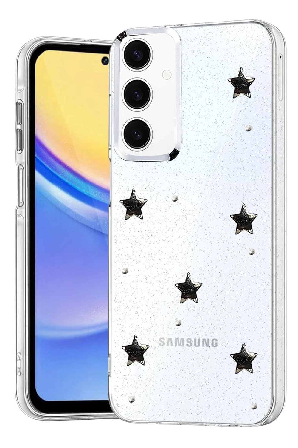 Mey İthalat®  Samsung Galaxy A15 4G Fiyonk Desenli Kapak - Desen 4