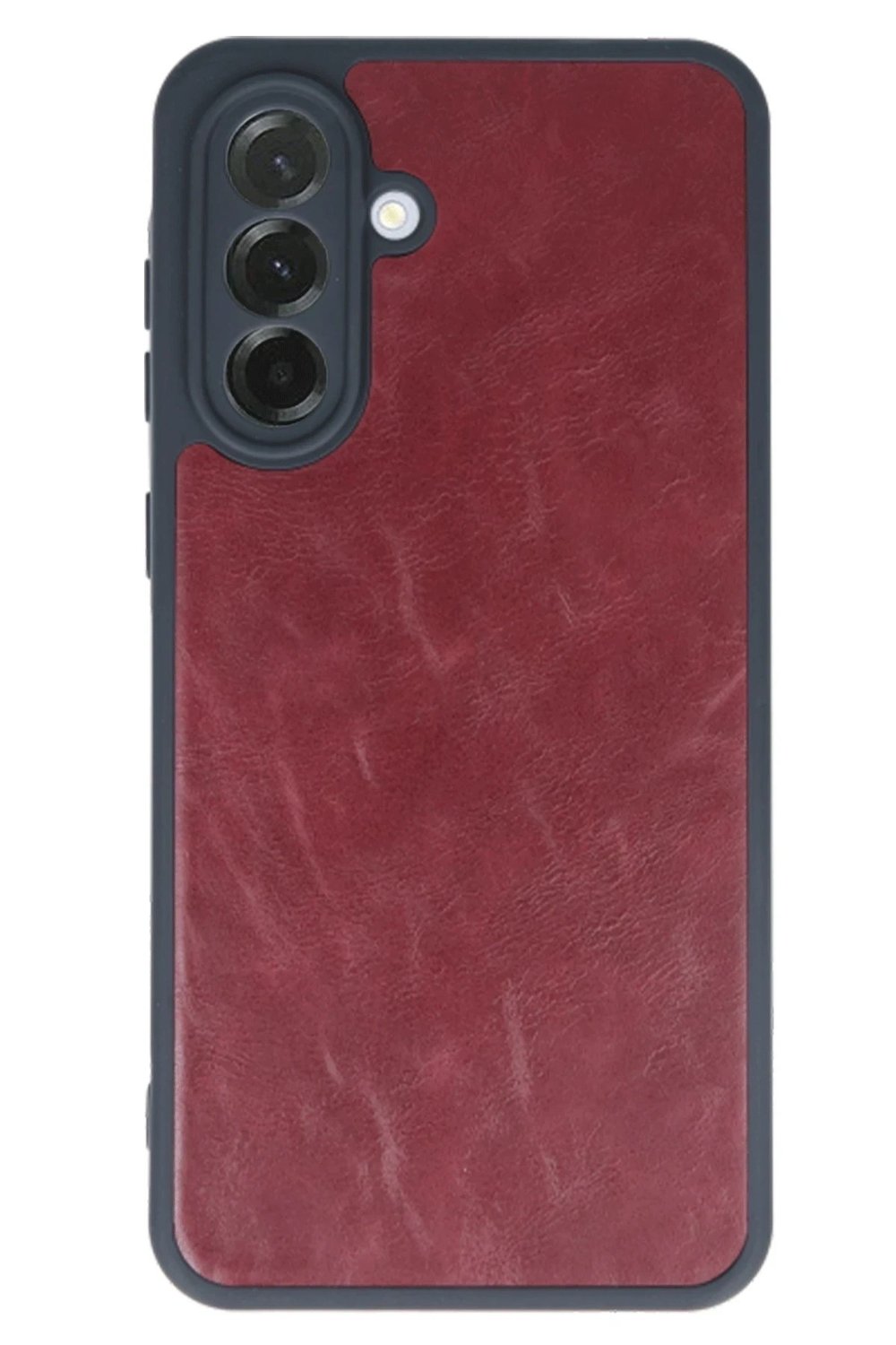 Mey İthalat®  Samsung Galaxy A15 4G Kılıf Aras Deri Kapak - Bordo