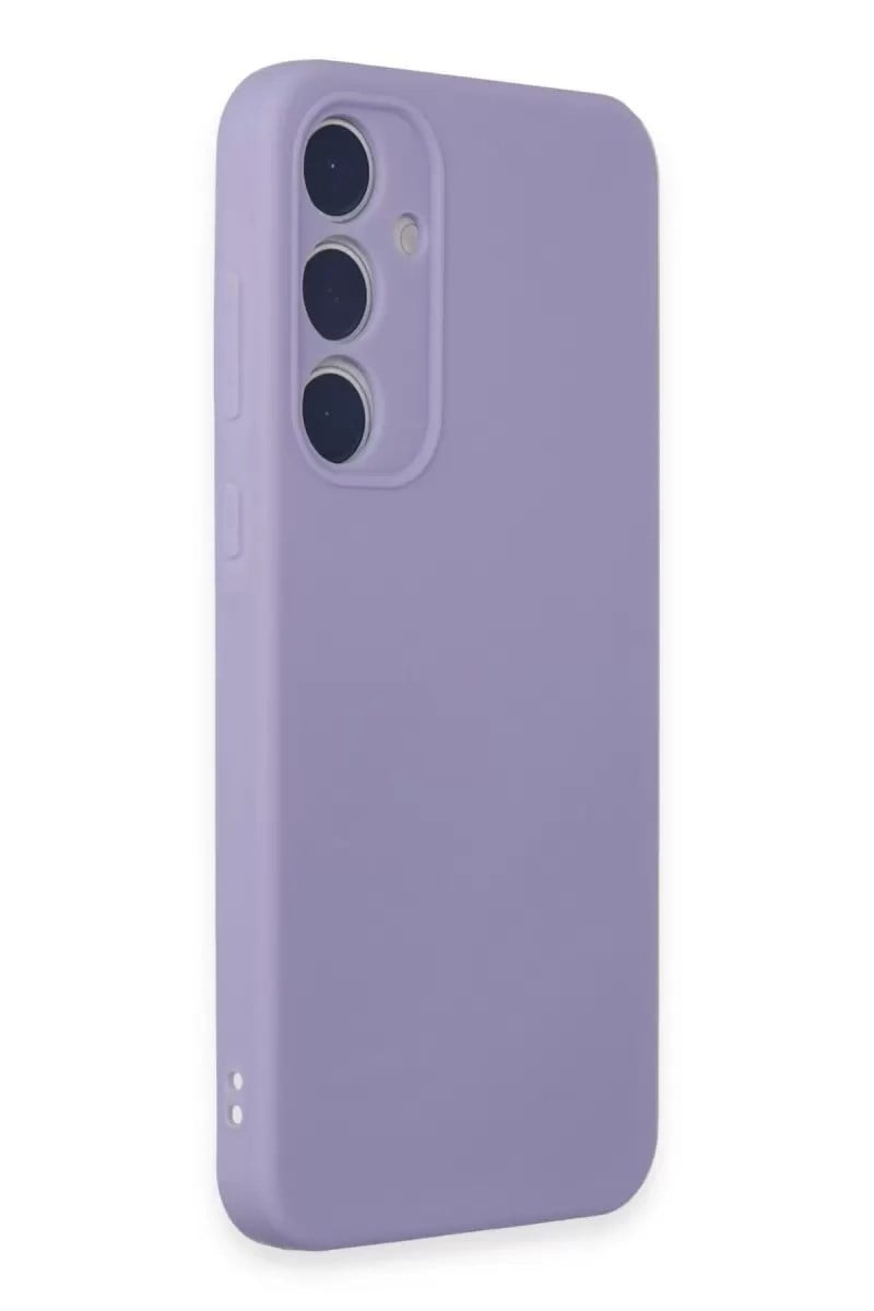 Mey İthalat®  Samsung Galaxy A15 4G Kılıf First Silikon - Lila