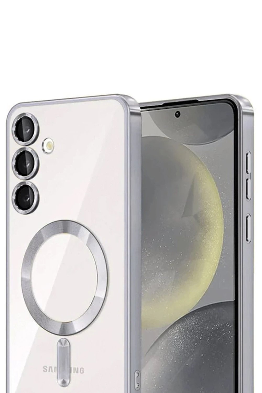 Mey İthalat®  Samsung Galaxy A15 4G Kross Magneticsafe Kapak - Titan Gri