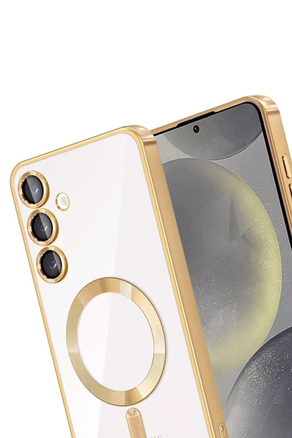 Mey İthalat®  Samsung Galaxy A15 4G Kross Magneticsafe Kapak - Gold
