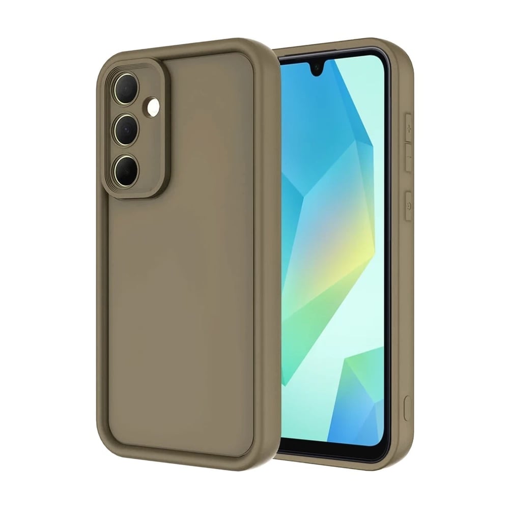 Mey İthalat®  Samsung Galaxy A16 5G Kılıf Viera Silikon - Kahverengi