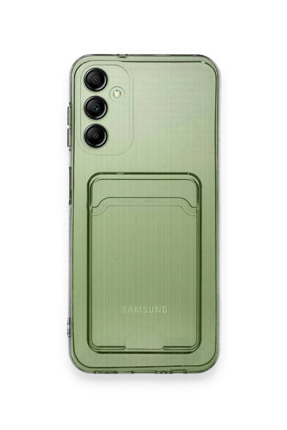 Mey İthalat®  Samsung Galaxy A16 5G Kılıf Kart Şeffaf Silikon - Şeffaf