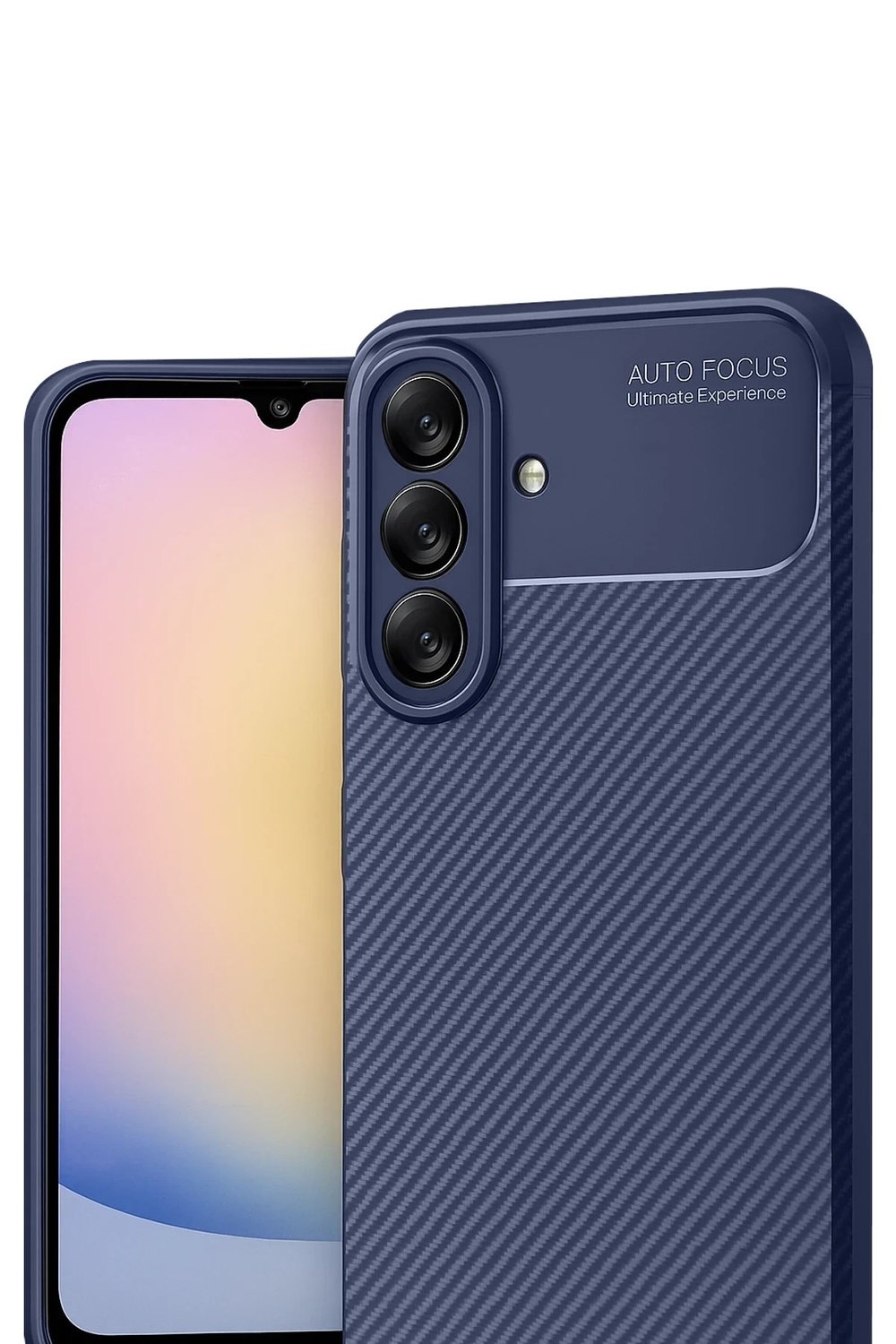 Mey İthalat®  Samsung Galaxy A17 5G Auto Focus Karbon Kapak - Lacivert