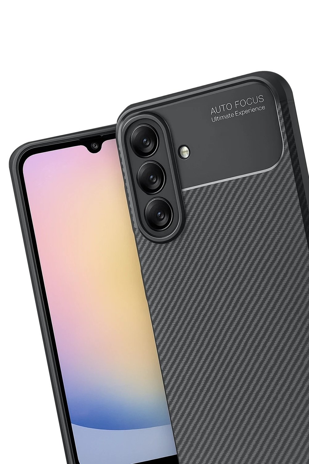 Mey İthalat®  Samsung Galaxy A17 5G Auto Focus Karbon Kapak - Siyah