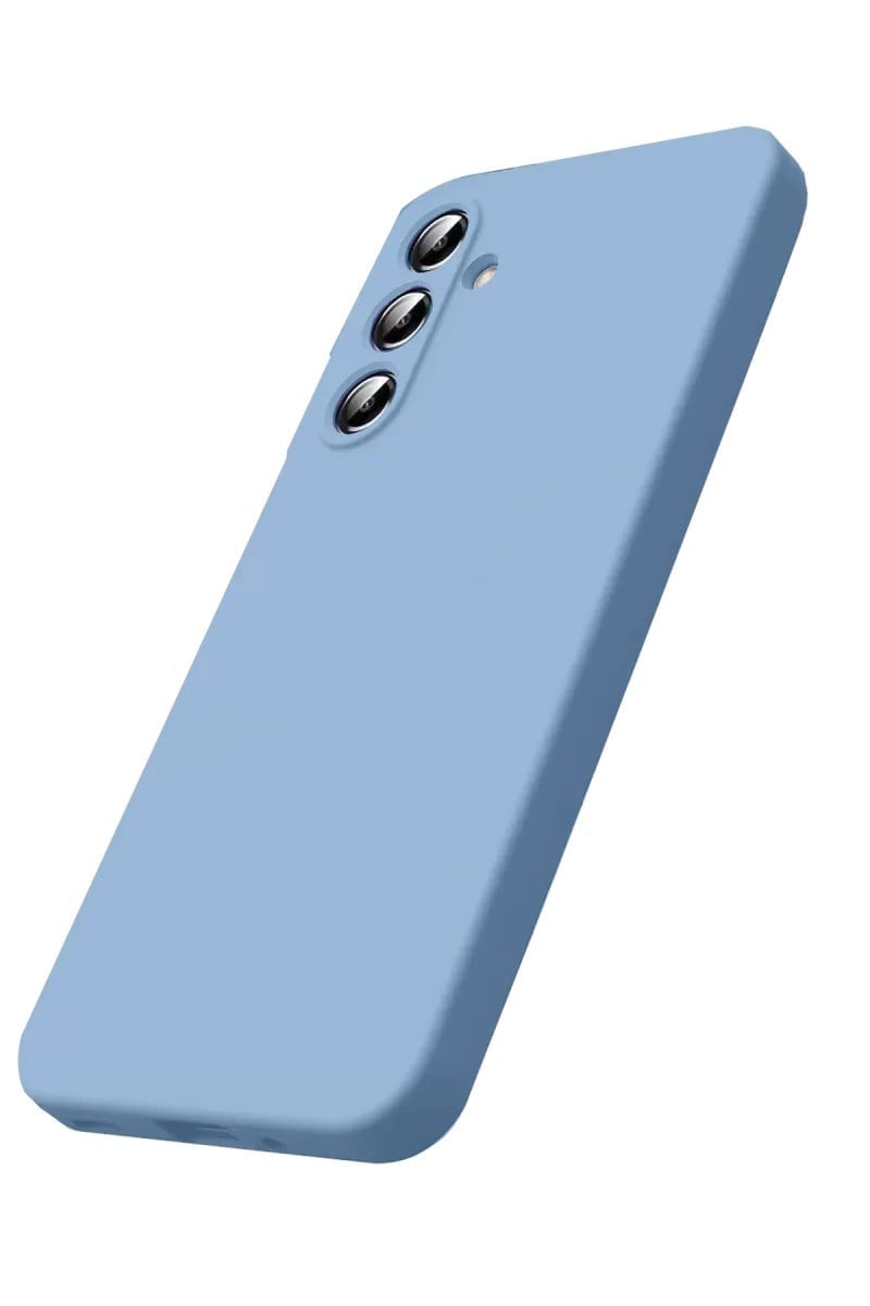 Mey İthalat®  Samsung Galaxy A17 5G Nano içi Kadife Silikon - Mavi
