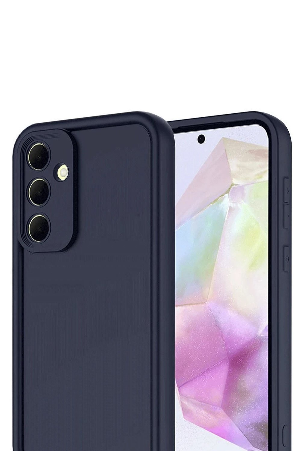 Mey İthalat®  Samsung Galaxy A17 5G Viera Silikon - Lacivert