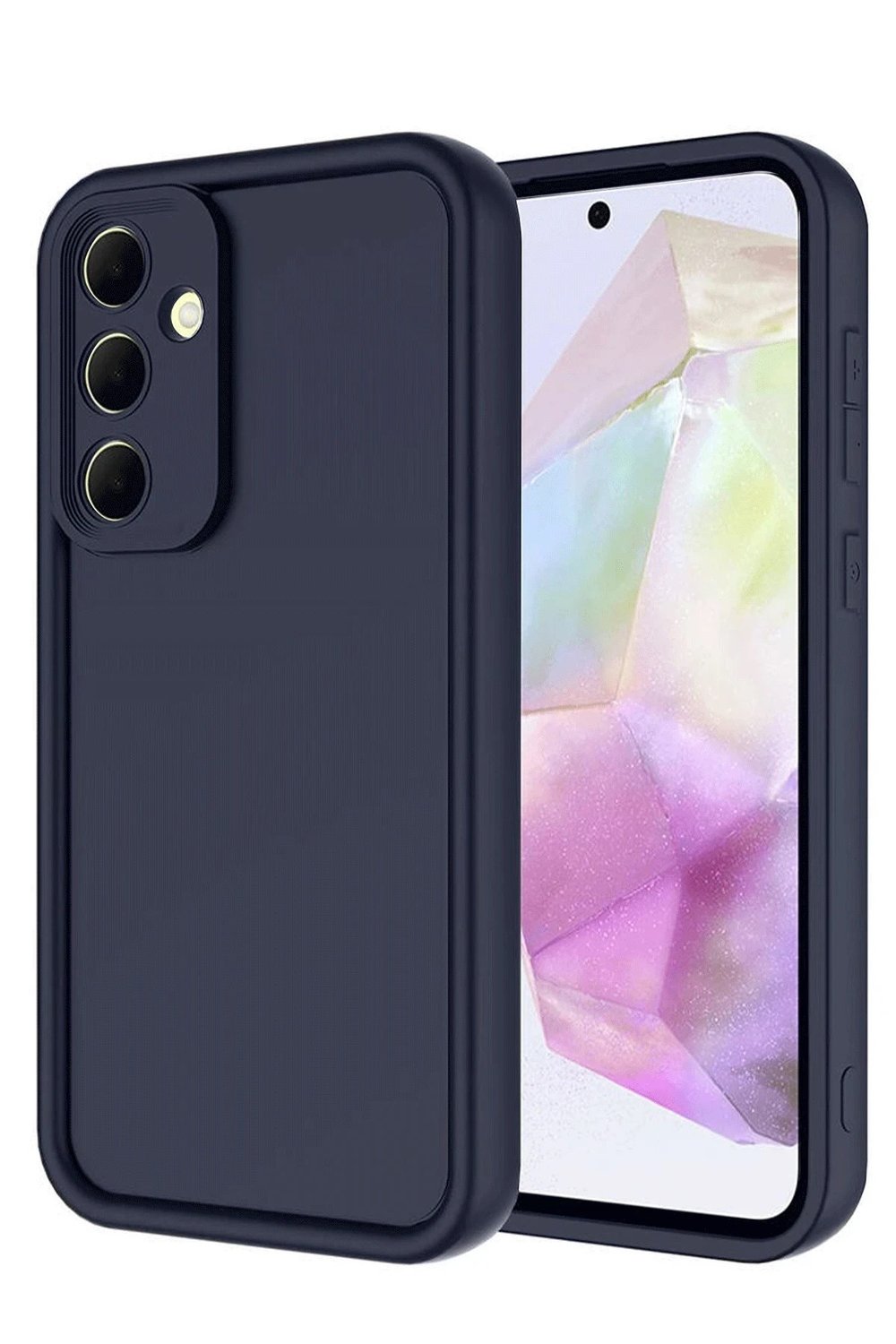 Mey İthalat®  Samsung Galaxy A17 5G Viera Silikon - Lacivert