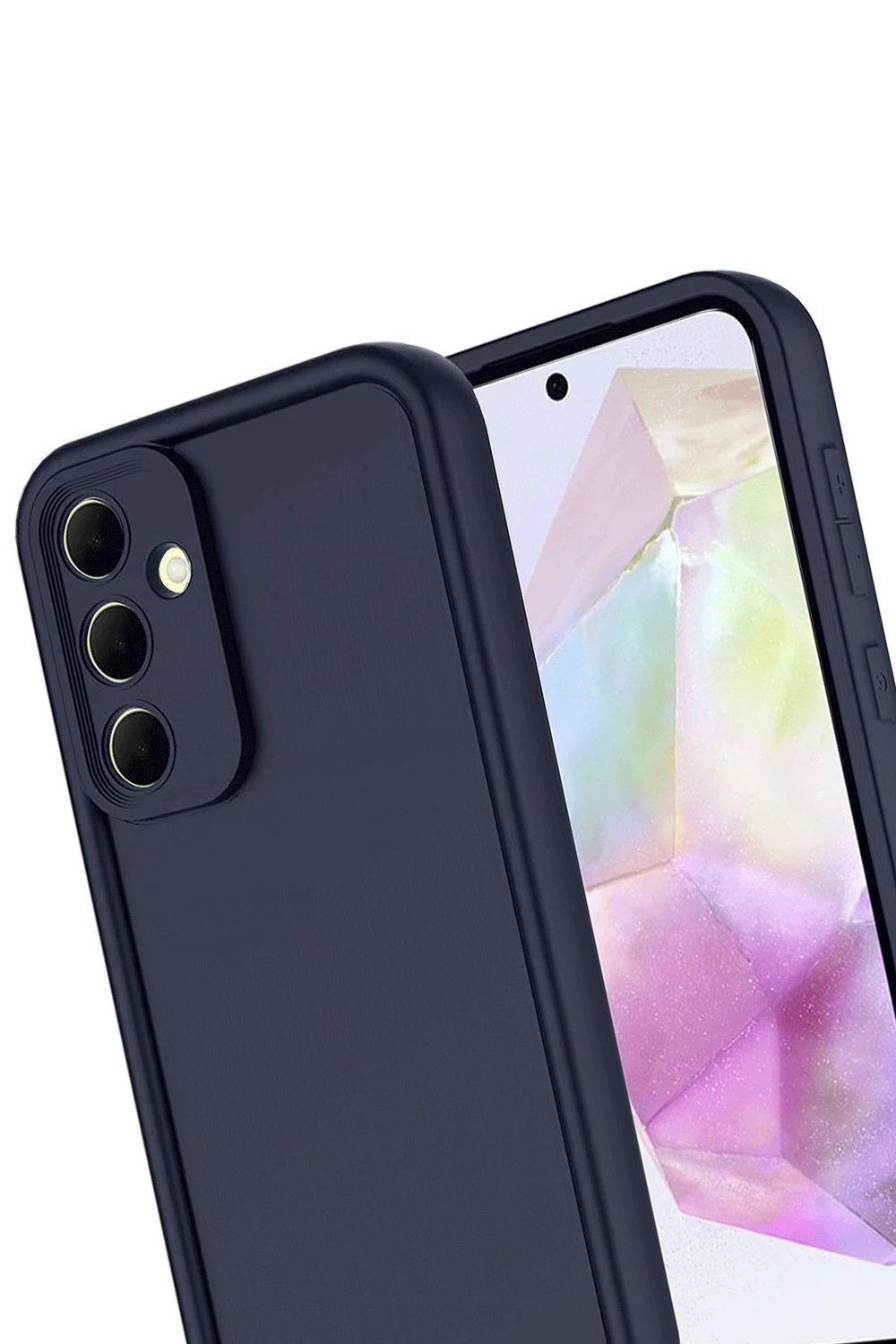 Mey İthalat®  Samsung Galaxy A17 5G Viera Silikon - Lacivert