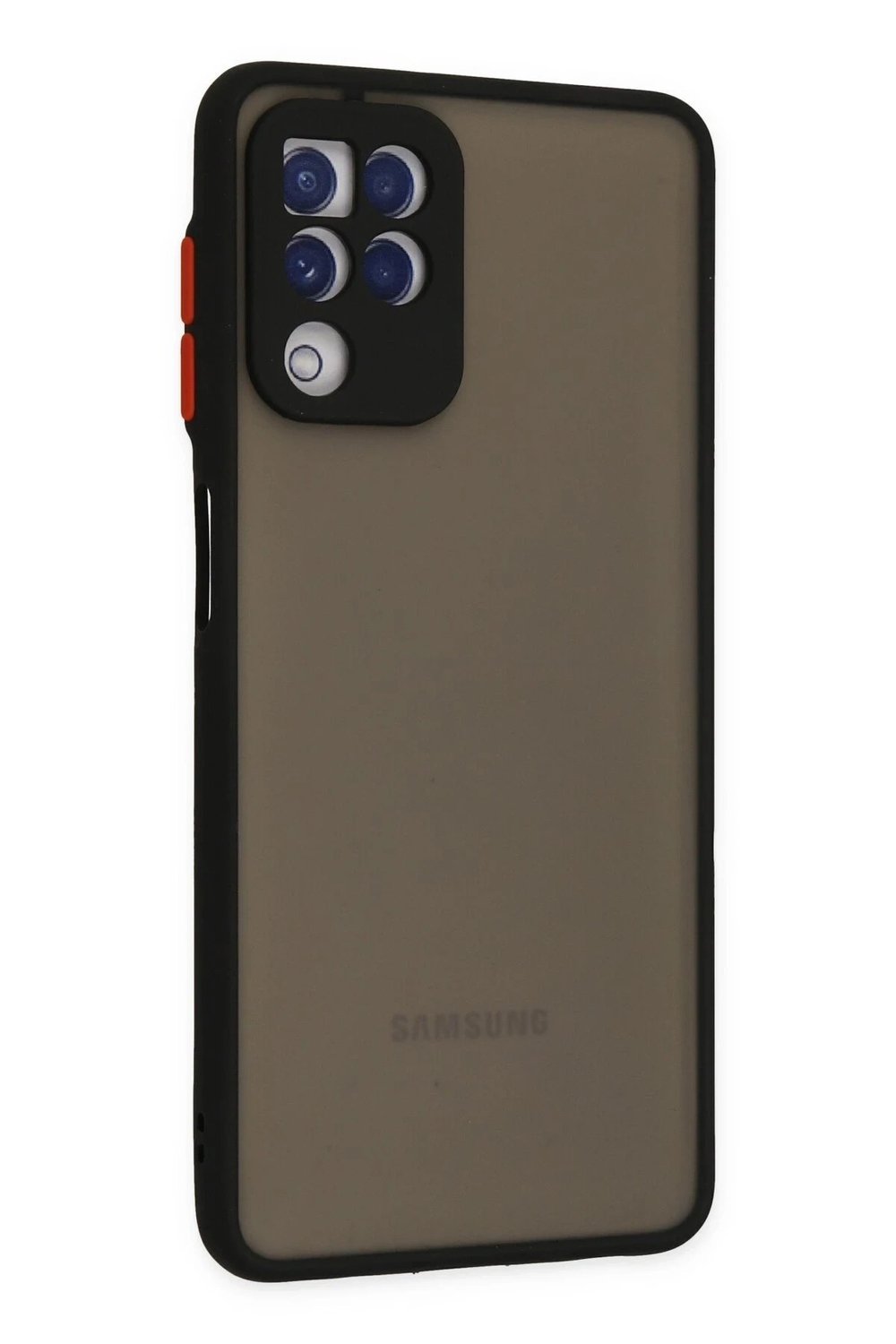 Mey İthalat®  Samsung Galaxy A22 Kılıf Montreal Silikon Kapak - Siyah