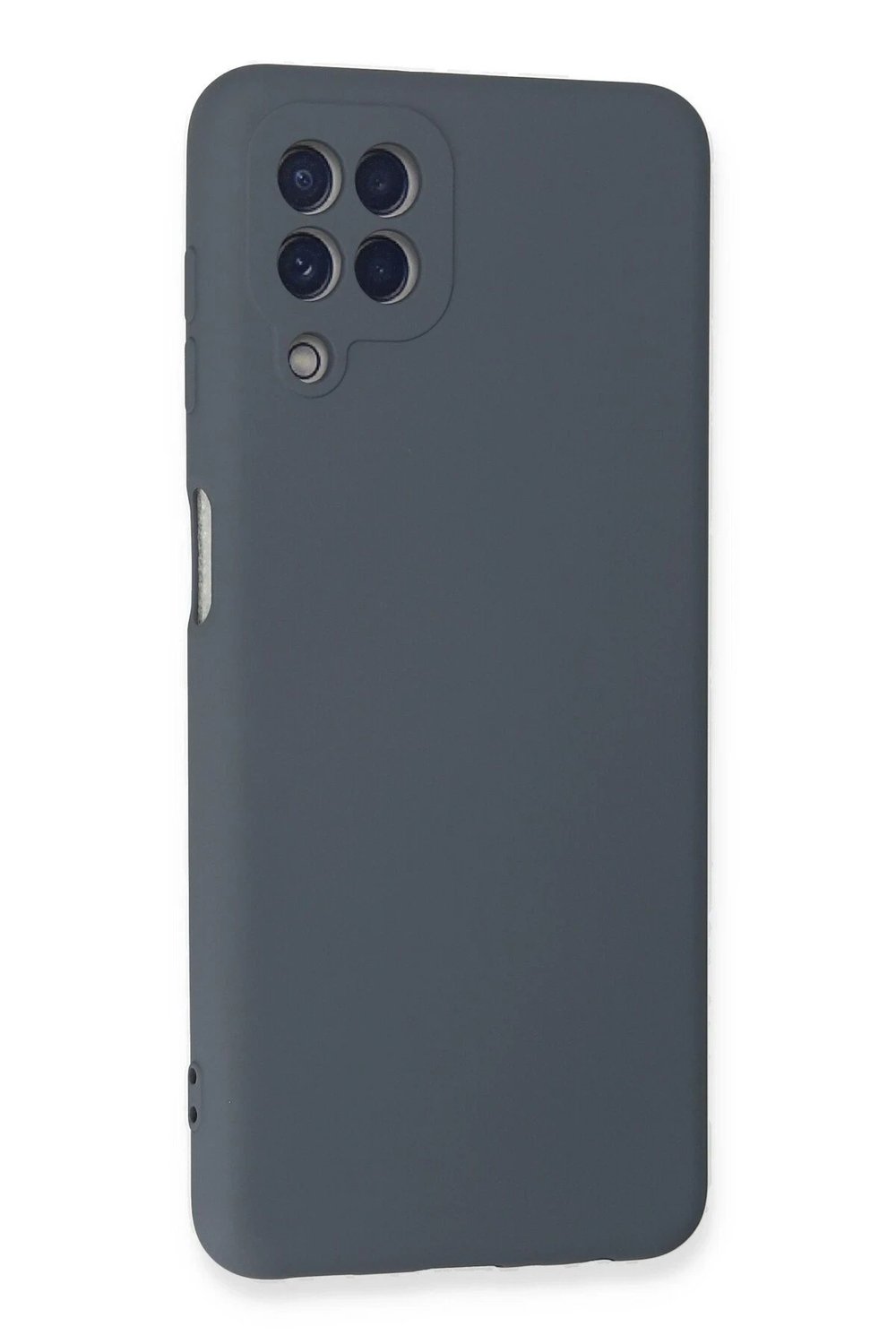 Mey İthalat®  Samsung Galaxy A22 Kılıf Nano içi Kadife Silikon - Gri