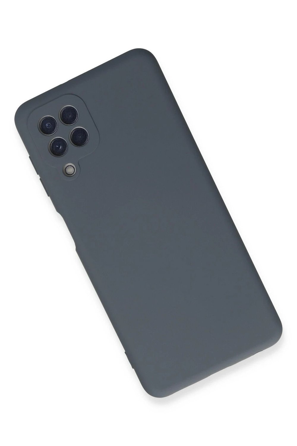 Mey İthalat®  Samsung Galaxy A22 Kılıf Nano içi Kadife Silikon - Gri