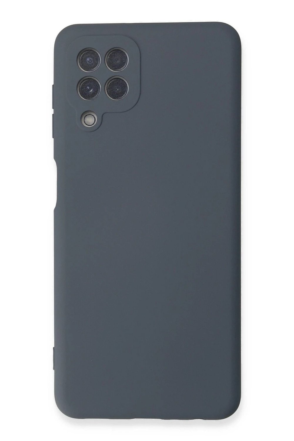 Mey İthalat®  Samsung Galaxy A22 Kılıf Nano içi Kadife Silikon - Gri