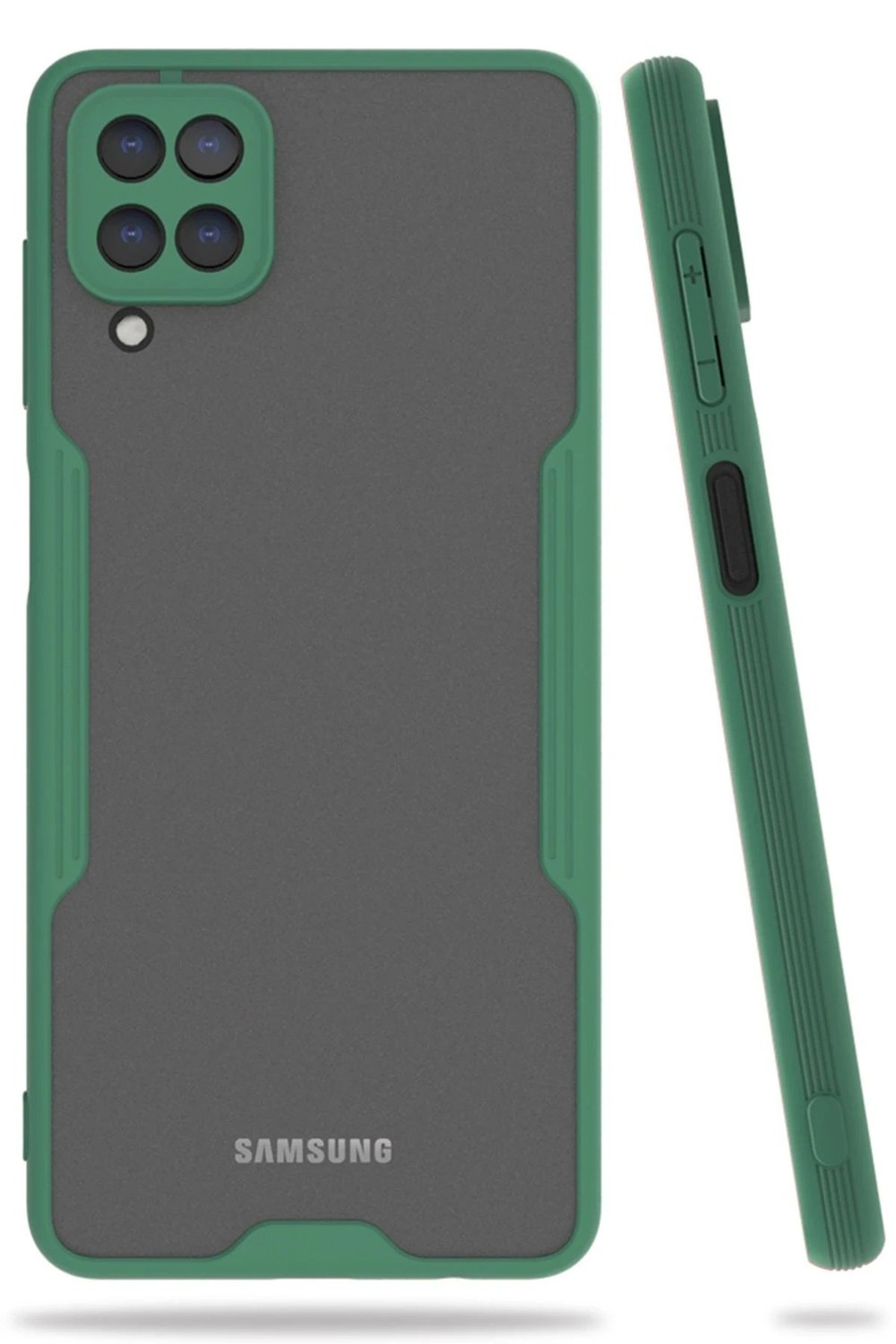 Mey İthalat®  Samsung Galaxy A22 Kılıf Platin Silikon - Yeşil