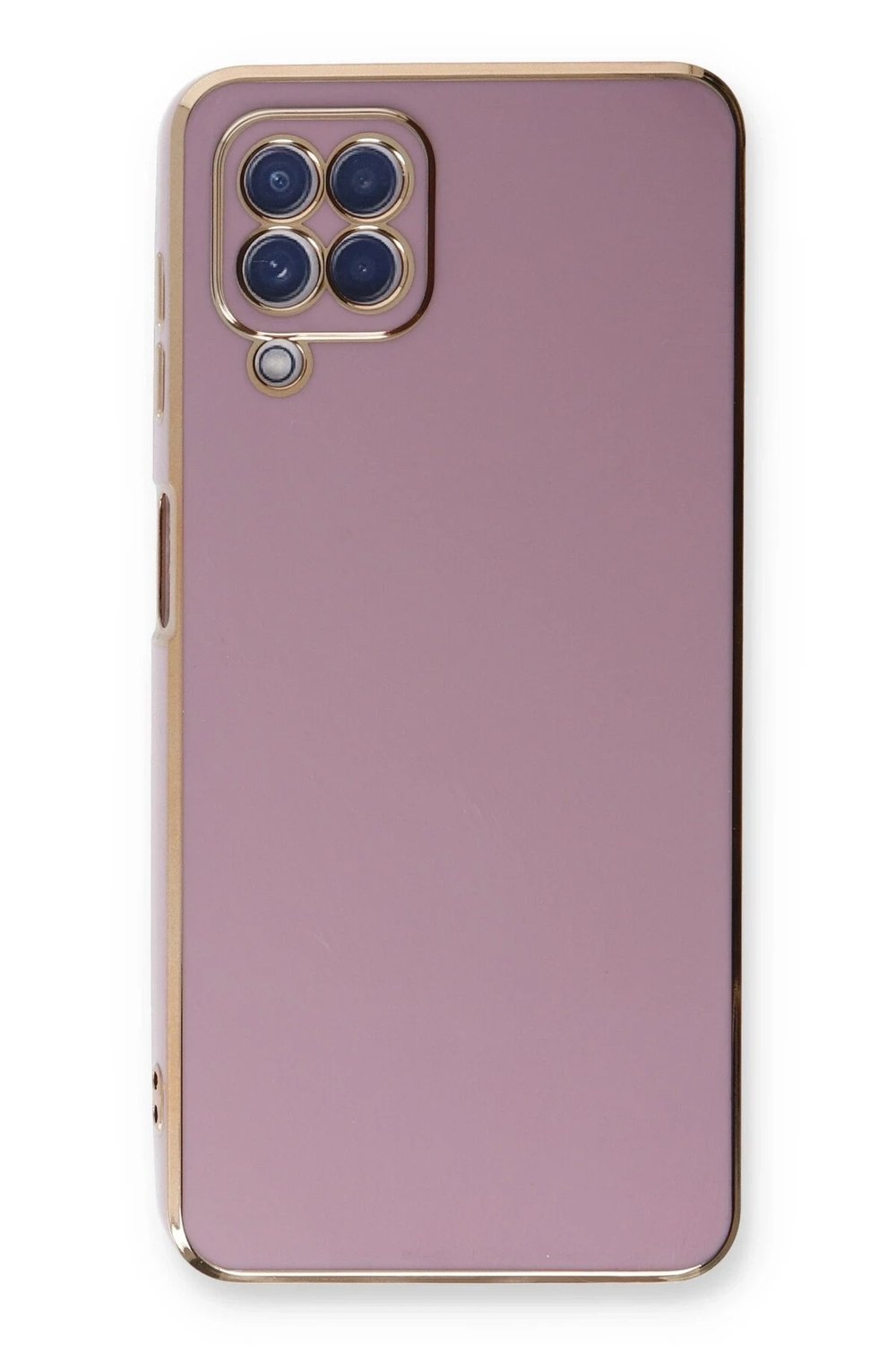 Mey İthalat®  Samsung Galaxy A22 Kılıf Volet Silikon - Mor