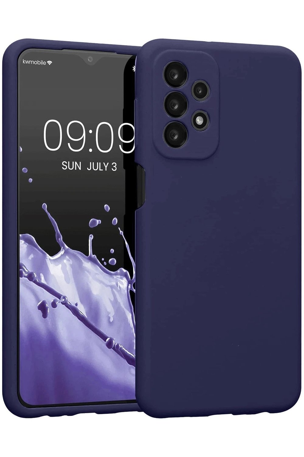 Mey İthalat®  Samsung Galaxy A23 4G Kılıf First Silikon - Lacivert