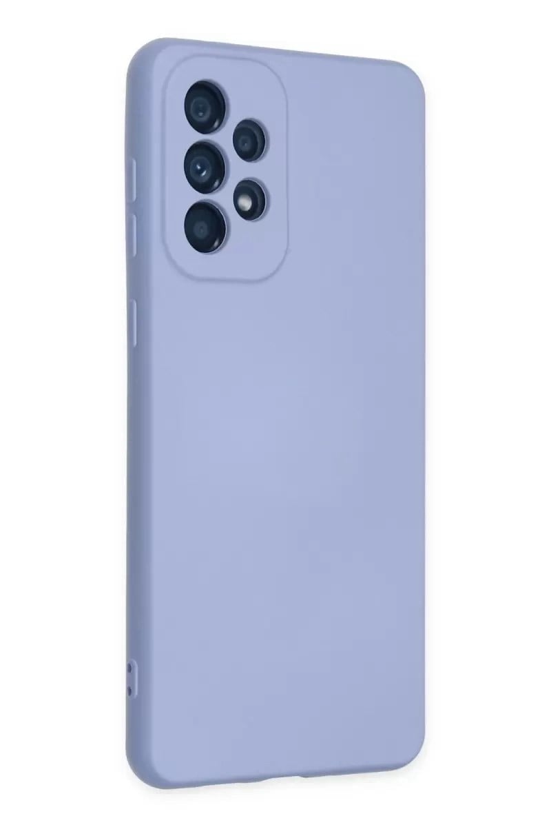 Mey İthalat®  Samsung Galaxy A23 4G Kılıf Nano içi Kadife Silikon - Lila
