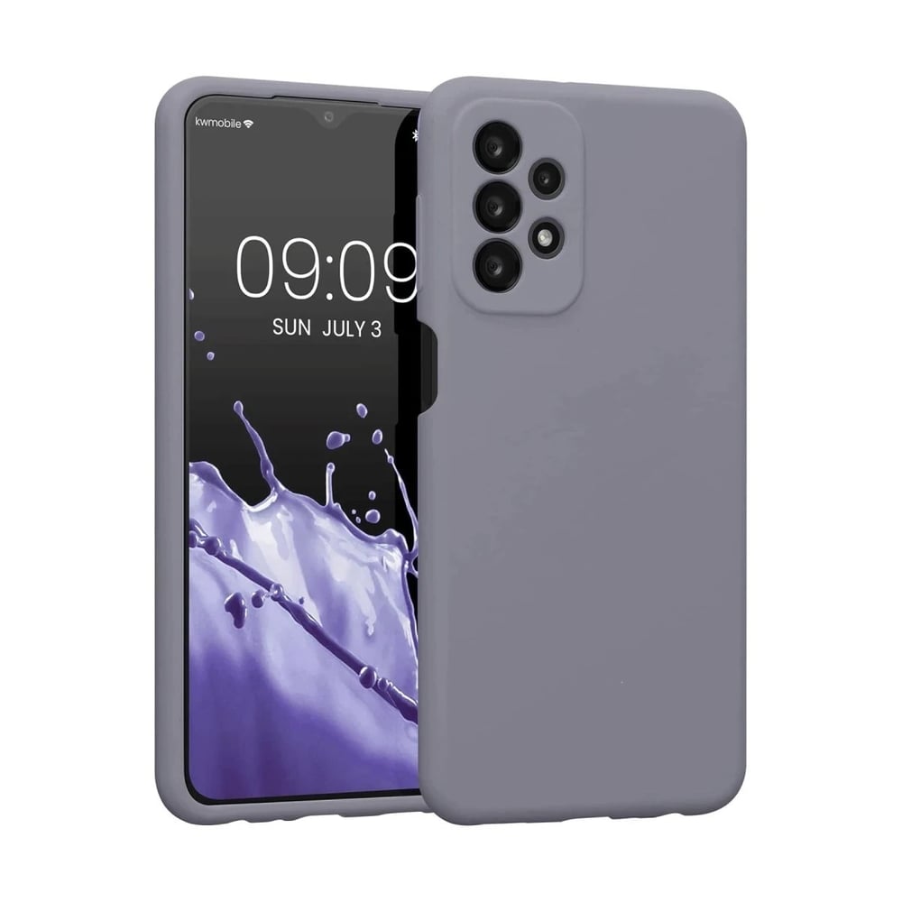 Mey İthalat®  Samsung Galaxy A23 4G Kılıf First Silikon - Gri