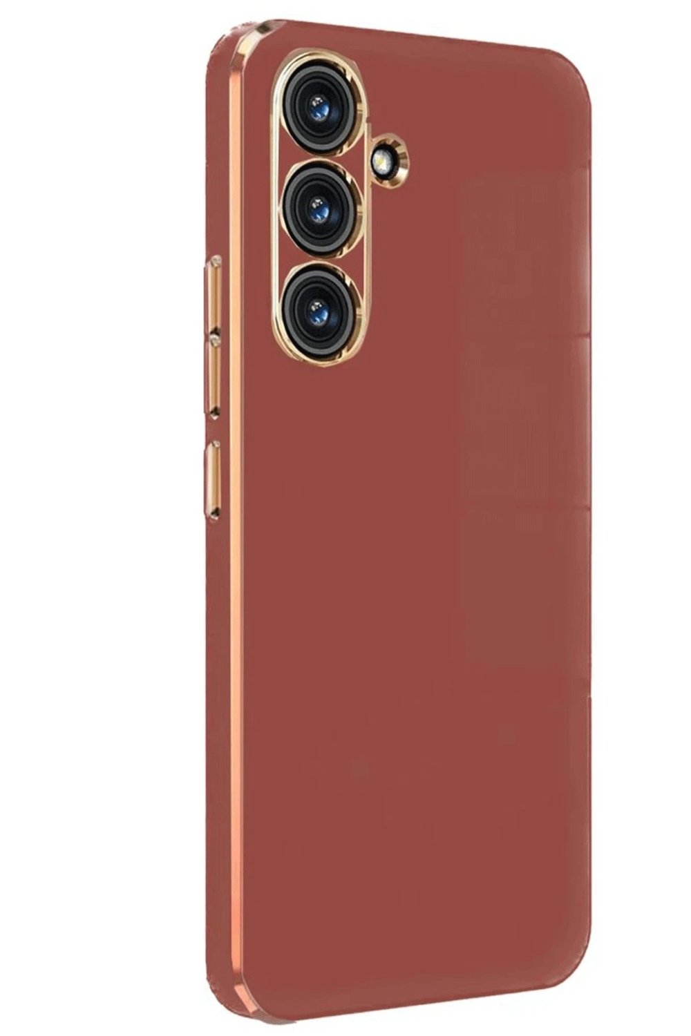 Mey İthalat®  Samsung Galaxy A24 4G Kılıf Volet Silikon - Kırmızı