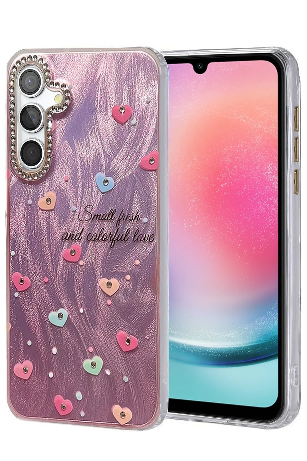 Mey İthalat®  Samsung Galaxy A24 4G Kılıf Blade Aynalı Desenli Kapak - Desen 8