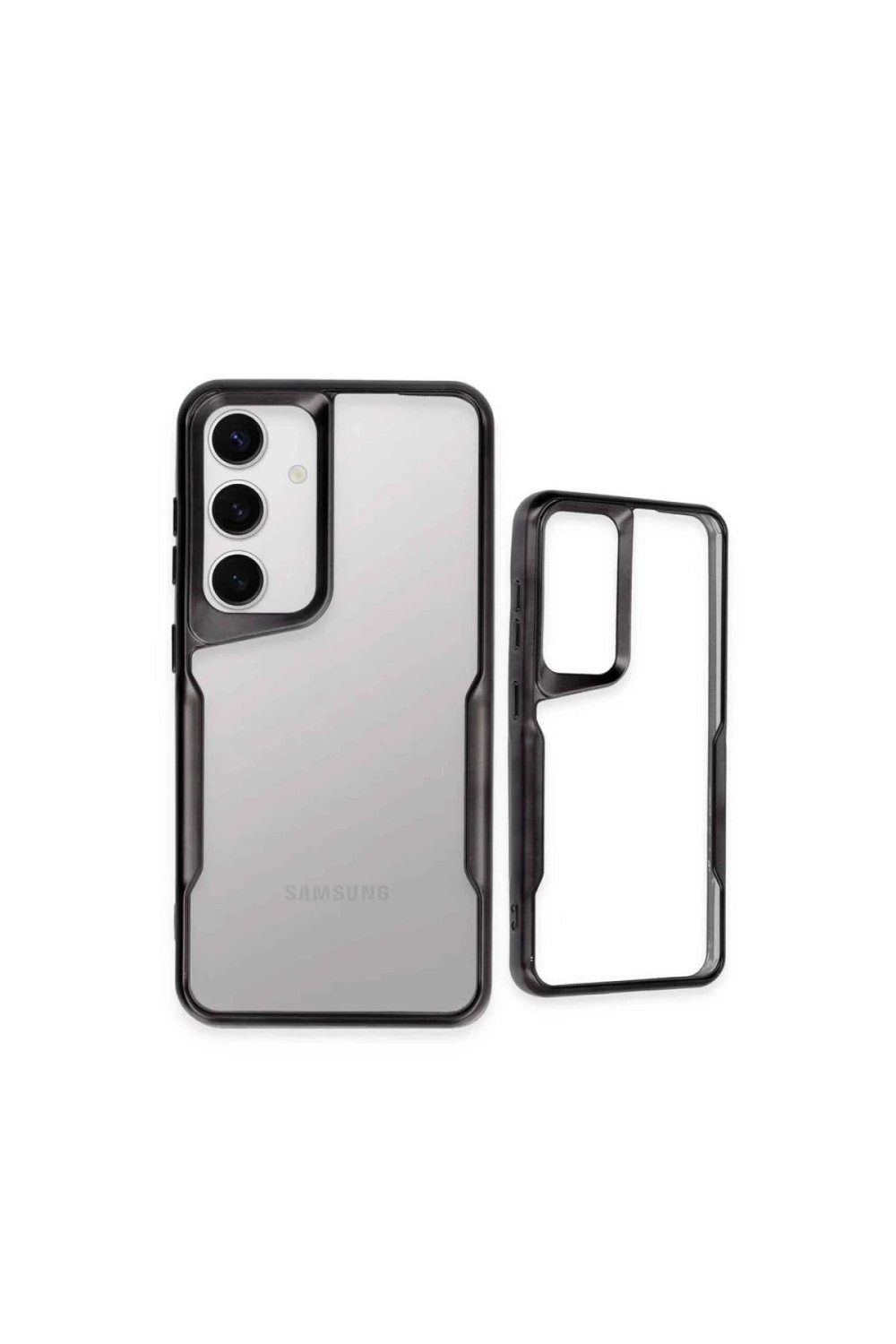 Mey İthalat®  Samsung Galaxy A25 5G Kılıf Boyi Silikon Kapak - Siyah