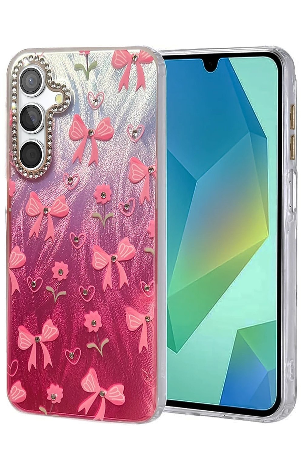 Mey İthalat®  Samsung Galaxy A25 5G Kılıf Blade Aynalı Desenli Kapak - Desen 3