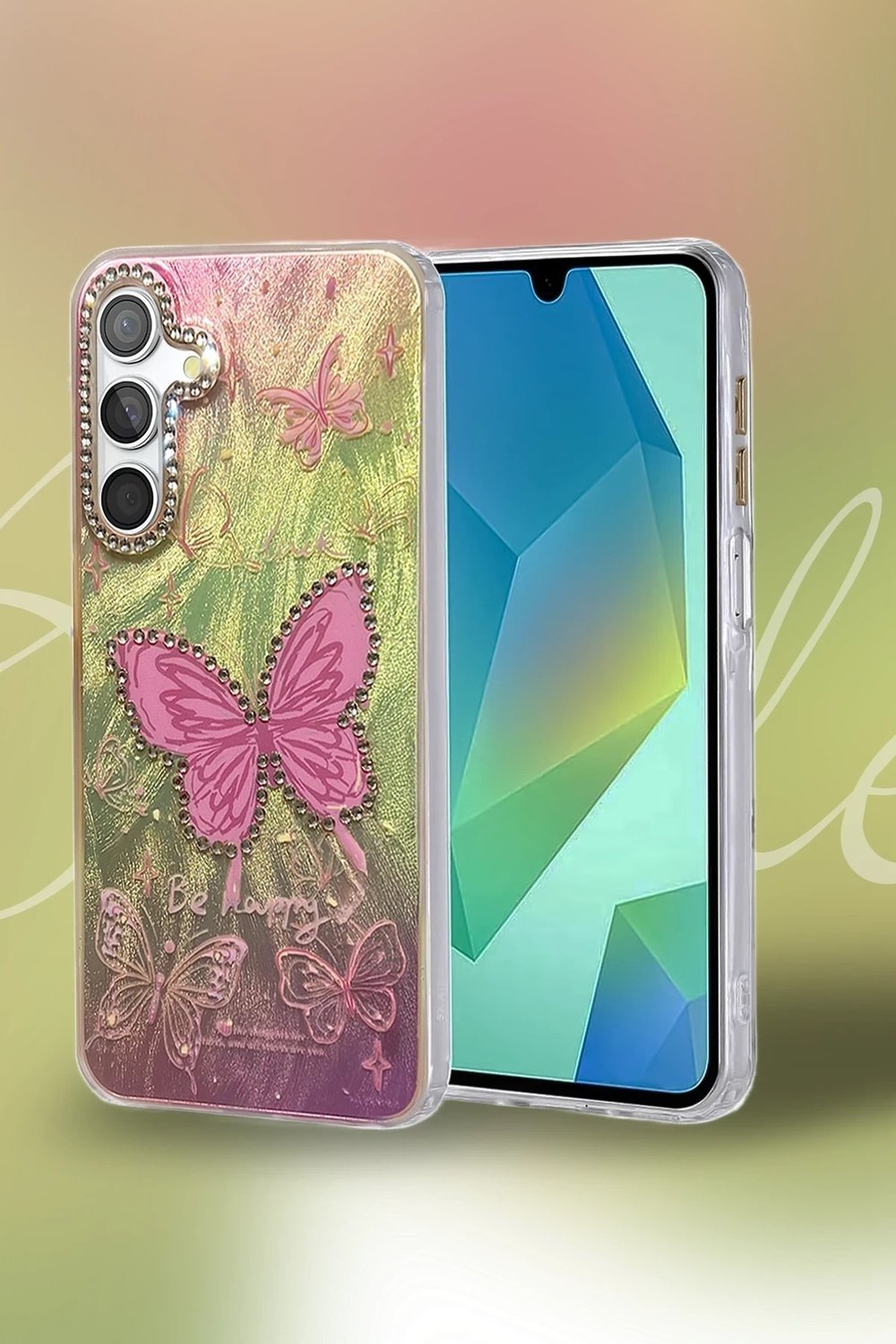 Mey İthalat®  Samsung Galaxy A25 5G Kılıf Blade Aynalı Desenli Kapak - Desen 6