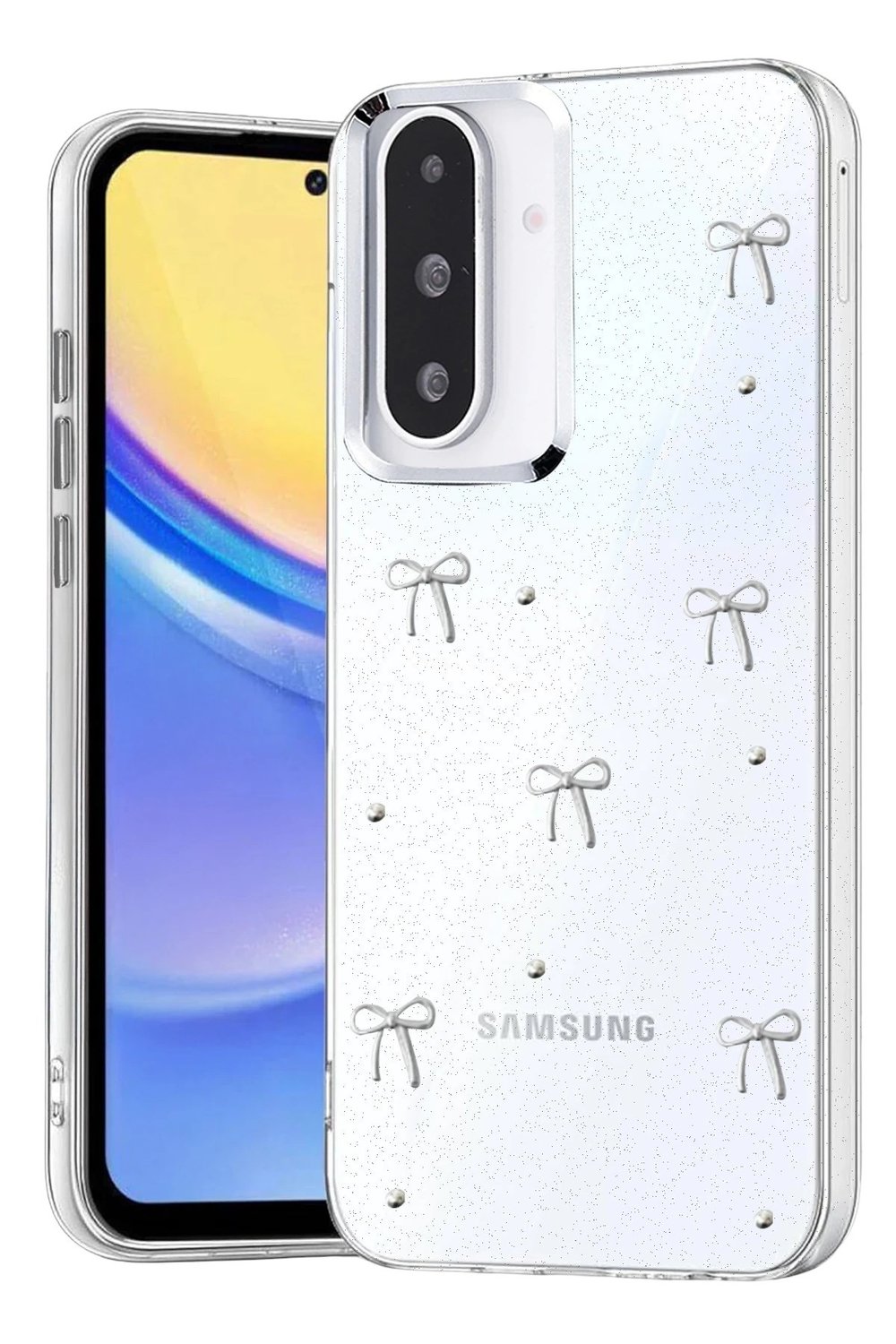 Mey İthalat®  Samsung Galaxy A26 Fiyonk Desenli Kapak - Desen 1