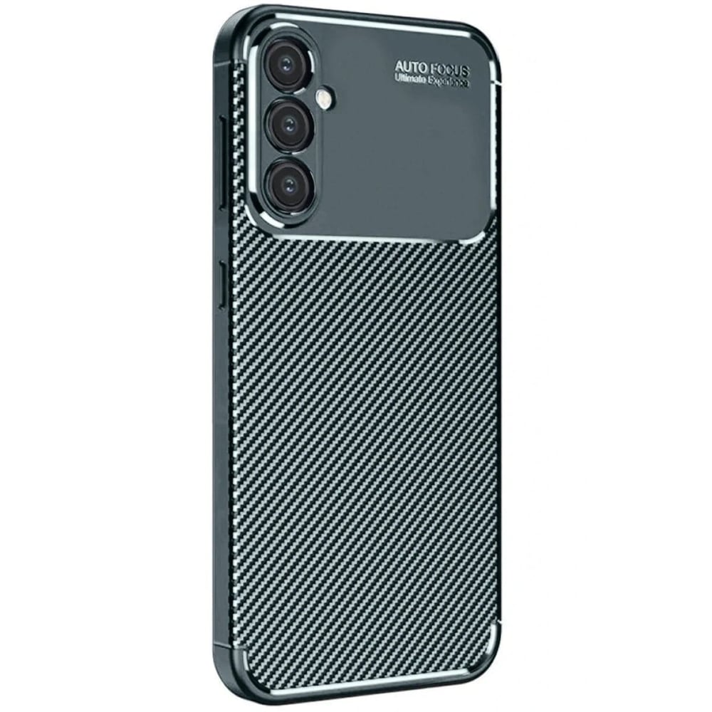 Mey İthalat®  Samsung Galaxy A26 Kılıf Auto Focus Karbon Kapak - Koyu Yeşil