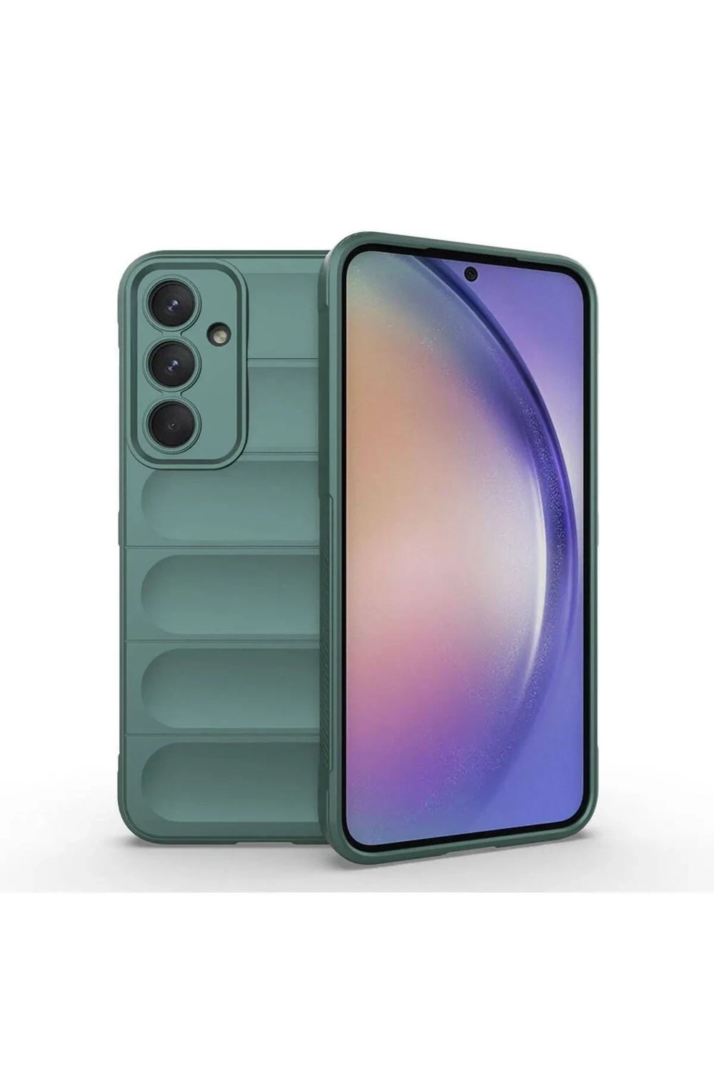 Mey İthalat®  Samsung Galaxy A26 Kılıf Optimum Silikon - Koyu Yeşil