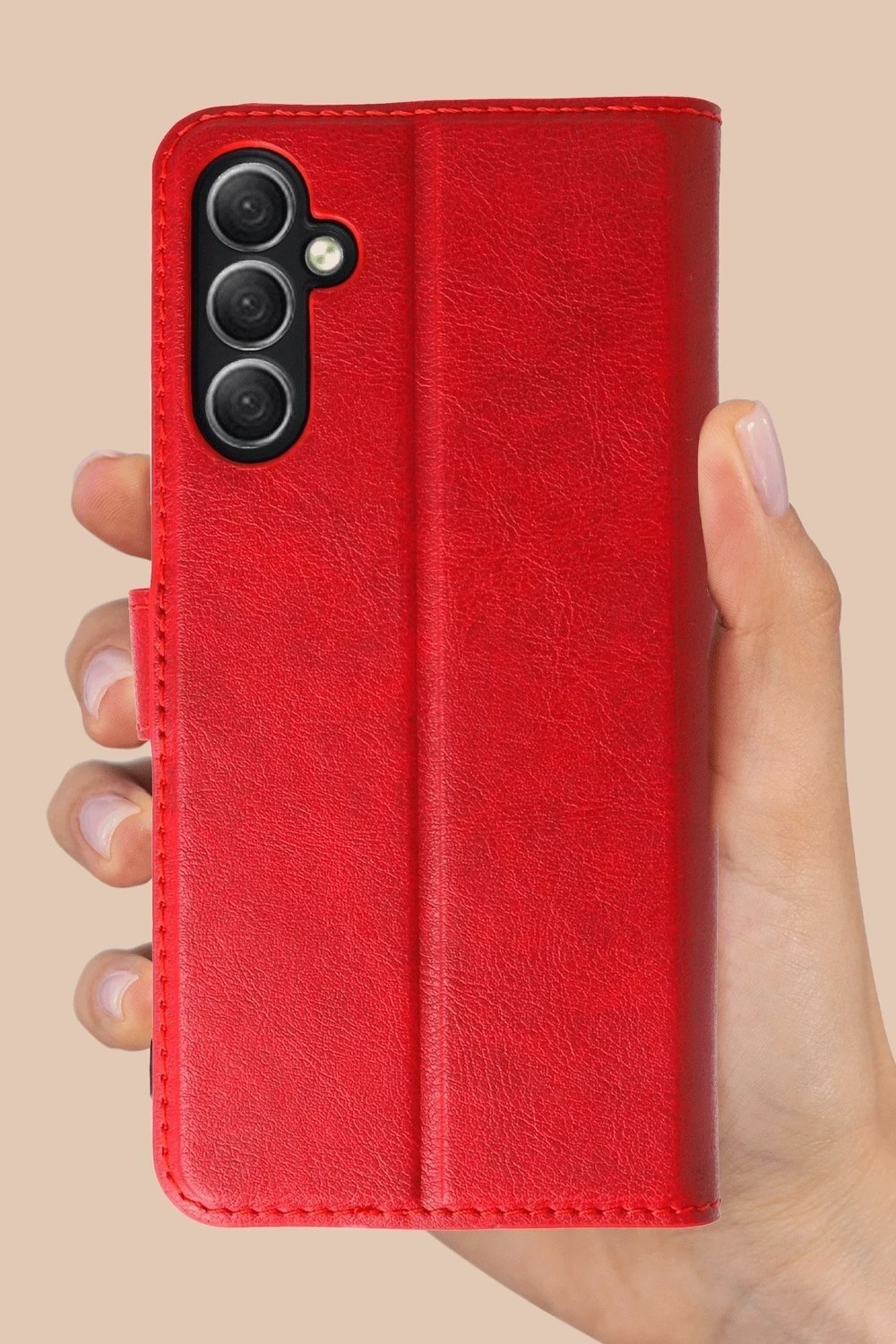 Mey İthalat®  Samsung Galaxy A26 Kılıf Trend S Plus Kapaklı Kılıf - Yeşil